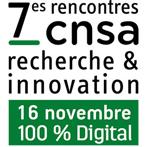 Logo des 7ème rencontres cnsa recherche et innovation