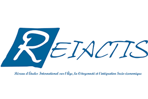 Logo REACTIS - Réseau d’Études International sur l'Age, la Citoyenneté et l'intégration Socio-économique.