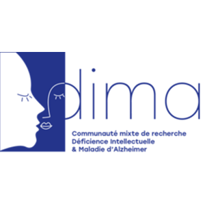 Logo de la communauté mixte de recherche déficience intellectuelle et maladie d'Alzheimer