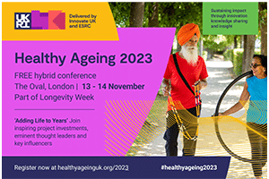 Affiche de la conférence Healthy Ageing 2023