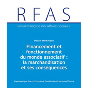 Page de garde de la revue française des affaires sociales.
