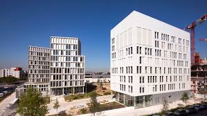 Photo du bâtiment de l'Hôtel à projets du Campus Condorcet